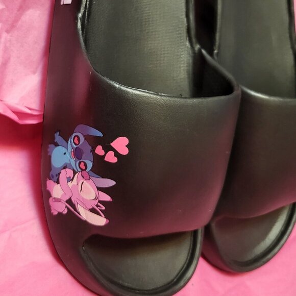 NWT Stitch & Angel EVA Slides Sz 7.5-8 - Picture 3 of 6